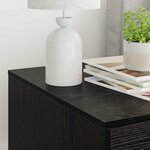 vidaXL Enceinte pour bac à litière pour chat Chêne noir