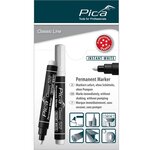 Pica classic feutre indélébile instant-white 1- 4 mm rond