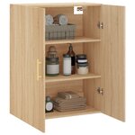 vidaXL Armoire murale chêne sonoma 69 5x34x90 cm