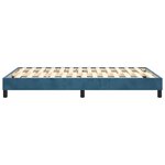 vidaXL Cadre de lit Bleu foncé 120x200 cm Velours