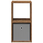vidaXL Table de chevet avec tiroir Bois ancien 30 5 x 27 x 59 5 cm