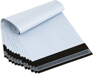 50 Enveloppes plastique opaques ECO 60 microns N°4 - 320x410mm