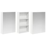 vidaXL Ensemble de Meubles de Salle de Bain 3 Pièces 140 x 14 5 x 70 cm