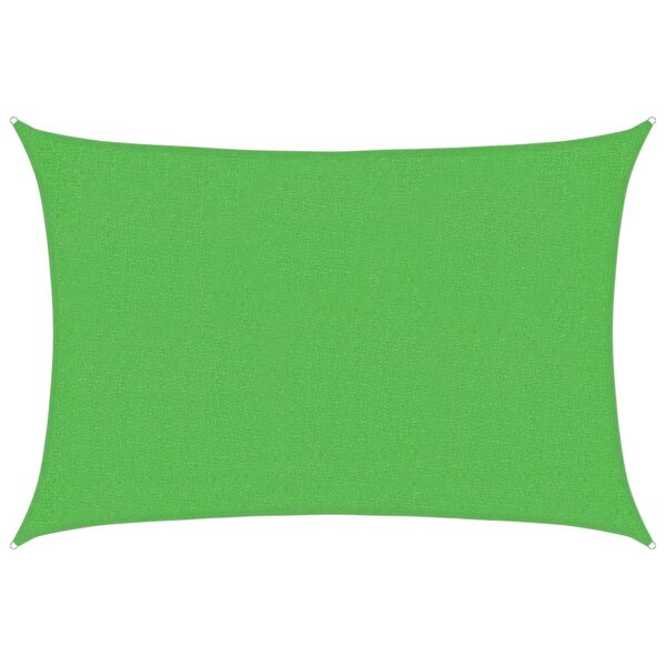 vidaXL Voile d'ombrage 160 g/m² Vert clair 2x3 m PEHD
