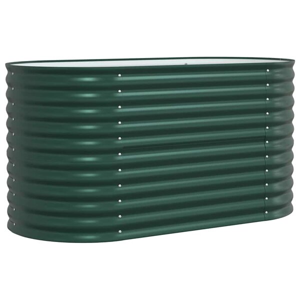 vidaXL Jardinière surélevée Vert 160 x 80 x 81 cm Acier