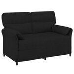 vidaXL Canapé 100  polyester  cadre en métal  MDF  Contreplaqué