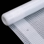 vidaXL Bâches Leno 2 Pièces 260 g/m² 4x10 m Blanc