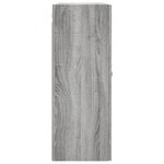 vidaXL Armoire murale sonoma gris 69 5x34x90 cm
