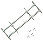 vidaXL Grille réglable de sécurité de fenêtres et 2 barres 1000-1500mm