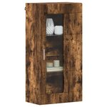vidaXL Cabinet en Bois Chêne fumé 50 x 29 x 100 cm Bois d'ingénierie