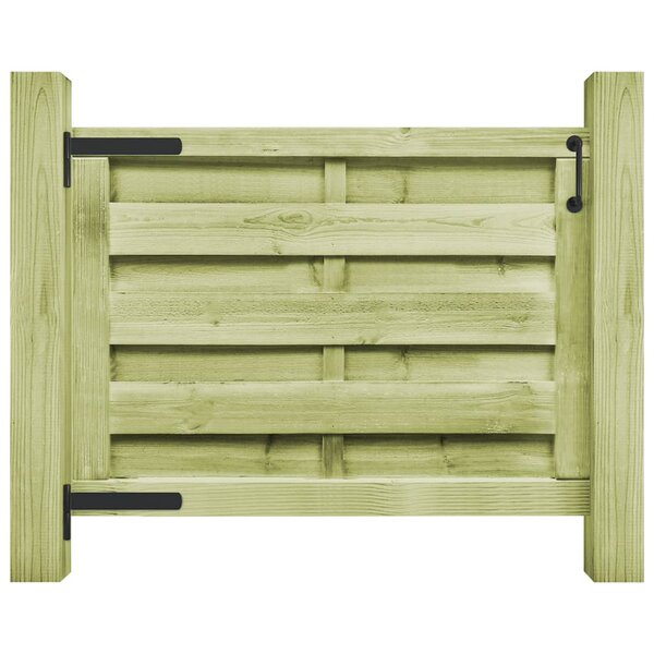 vidaXL Portillon Bois de pin imprégné 100x75 cm Vert