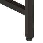 vidaXL Tables basses gigognes 3Pièces bois de manguier massif brut et fer