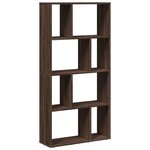 vidaXL Bibliothèque chêne marron 60x20x120 cm bois d'ingénierie