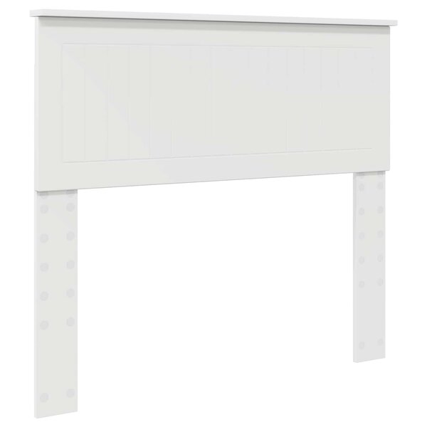 vidaXL Tête de lit Blanc 100 cm Bois d'ingénierie