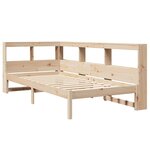 vidaXL Lit bibliothèque sans matelas 90x200 cm bois de pin massif