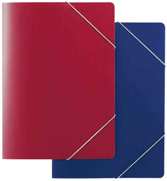 chemise à élastiques image A4  PP  bordeaux ELBA