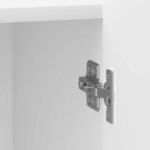 vidaXL Cabinet de chevet Blanc brillant 43 x 34 5 x 52 cm