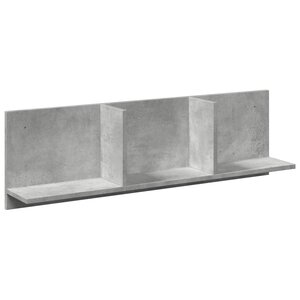vidaXL Armoire murale 100x16 5x30 cm gris béton bois d'ingénierie