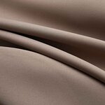 vidaXL Rideaux occultants avec anneaux en métal 2 Pièces Taupe 140x225 cm