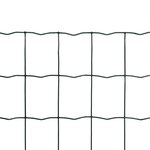 vidaXL Clôture Euro Acier 10 x 1 7 m Vert