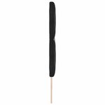 vidaXL Tête de lit en velours noir avec design en blocs de diamant - 200 cm