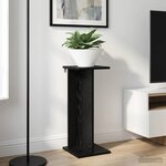 vidaXL Support de Plante 2 pièces Chêne noir 25 x 25 5 x 60 5 cm
