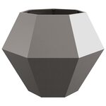 vidaXL Jardinière Rouillé 100 x 100 x 80 cm