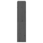 vidaXL Bibliothèque/Séparateur de pièce Gris 60x30x135 5 cm Pin massif