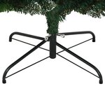 vidaXL Sapin de Noël artificiel à charnières avec baies rouges 150 cm