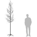 vidaXL Arbre à LED fleur de cerisier 368 LED Blanc chaud 300 cm