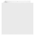 vidaXL Table basse blanc 80x50x50 cm bois d'ingénierie