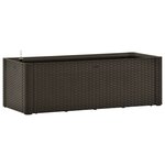 vidaXL Lit surélevé de jardin avec système d'arrosage Moka 100x43x33cm