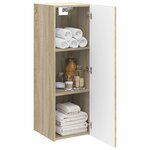 vidaXL Cabinet de Salle de Bain Mural Chêne Sonoma 33 x 34 5 x 100 cm