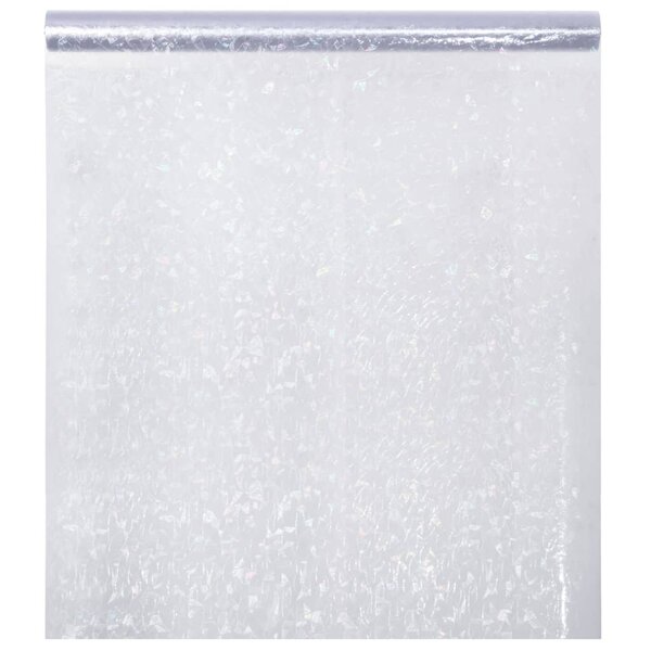 vidaXL Film pour fenêtre dépoli motif arc-en-ciel 3D 60x500 cm PVC