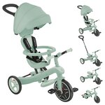 Globber 637-505 - Tricycle EXPLORER 4EN1 Évolutif ECO - Pistache