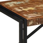 vidaXL Table basse multicolore 100x50x35cm bois de récupération massif