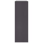 vidaXL Bibliothèque Gris 60x24x76 cm Bois d'ingénierie