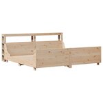 vidaXL Cadre de lit sans matelas 180x200 cm bois massif de pin