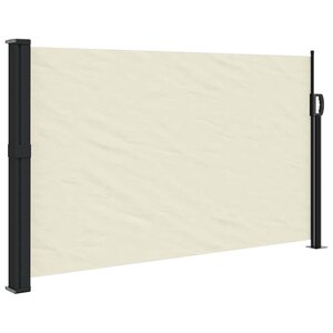 vidaXL Auvent latéral rétractable crème 120x600 cm
