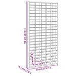vidaXL Vitrine Murale Beige 50 x 4 5 x 96 cm Bois d'ingénierie