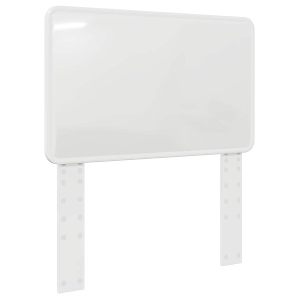 vidaXL Tête de lit Blanc Brillant 100 cm Bois d'ingénierie