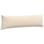 vidaXL Coussins de canapé 2 Pièces Beige 145 x 40 cm tissu