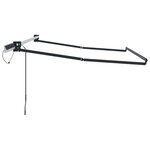 vidaXL Cadre de store rétractable électrique Anthracite 3 x 2 m Acier