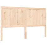 vidaXL Cadre de lit sans matelas bois de pin massif