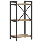 vidaXL Bibliothèque chêne artisanal 40 x 30 x 83 cm Bois d'ingénierie