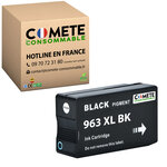 963XL - 1 cartouche d'encre compatible pour HP 963 XL - Noir - COMETE