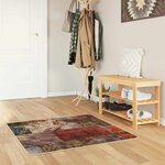 vidaXL Coureur de Tapis MARSA Multicolore 100 x 100 cm