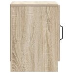 vidaXL Cabinet de chevet 2 Pièces Chêne Sonoma 43 x 34 5 x 47 cm