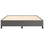 vidaXL Cadre de lit sans matelas gris 180x200 cm similicuir