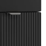 vidaXL Armoire sous évier de salle de bain Noir 78 5 x 37 5 x 81 cm